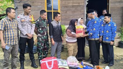 Sekda Simeulue Tinjau Lokasi Longsor Di Desa Suka Jaya, Normalisasi Ditargetkan Selesai Empat Hari