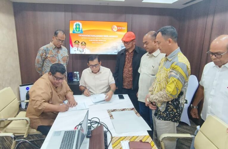 Pemkab Simeulue Teken Kerja Sama Sewa Gudang Beku Terintegrasi Di Lugu
