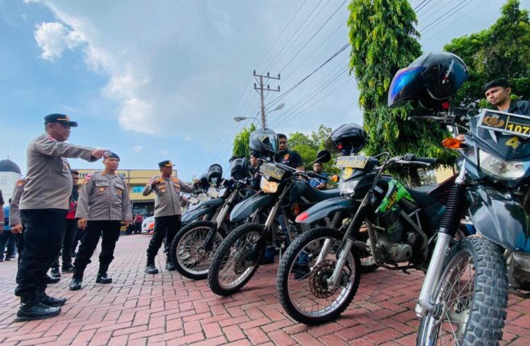 Jelang Hari Buruh, Polresta Banda Aceh Gelar Apel Sarpras Dan Siapkan 300 Personel
