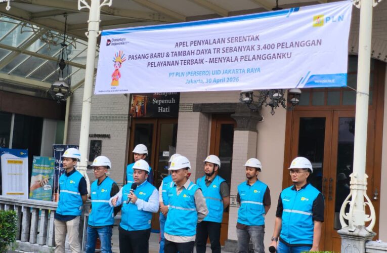 Komitmen Layanan Prima, PLN UID Jakarta Raya Layani 3.400 Pelanggan Secara Serentak