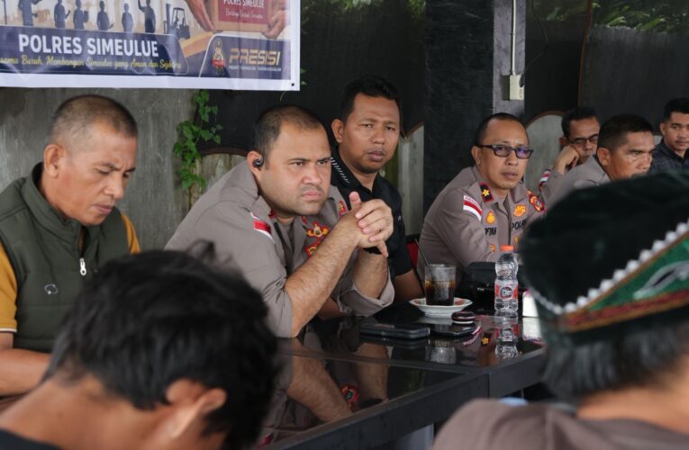 Polres Simeulue Gelar Coffee Morning Bersama Buruh, Perkuat Sinergi Kamtibmas