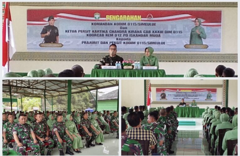Dandim 0115/Simeulue Tekankan Disiplin Dan Kekompakan Dalam Jam Komandan