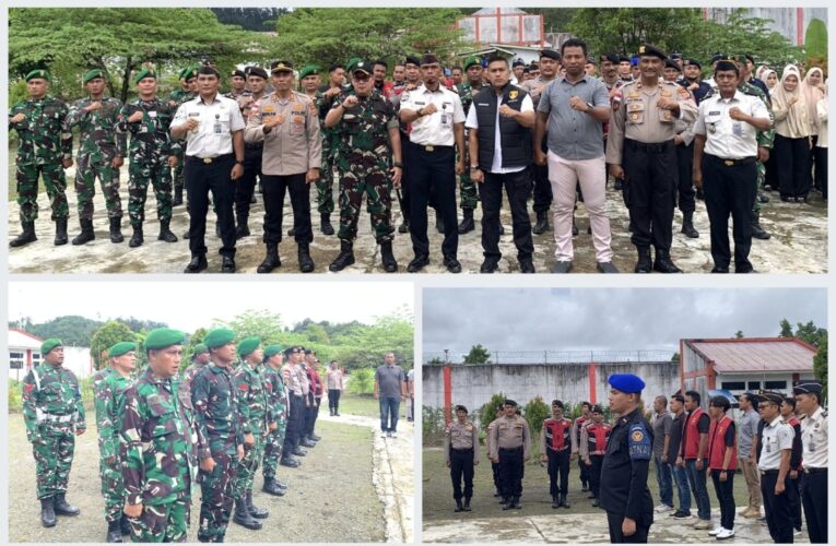 Lapas Sinabang Gelar Ikrar Pemasyarakatan Bersih Halinar Dan Narkoba Bersama TNI-Polri