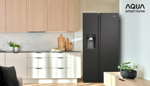 Dukung Gaya Hidup Modern, AQUA Luncurkan Kulkas Premium Higienis dan Hemat Energi