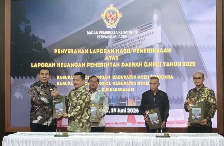Pemkab Simeulue Pertahankan Opini WTP Ke-11 Berturut-turut Atas LKPD 2025