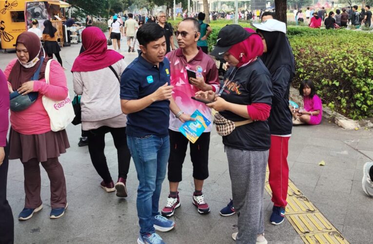 PLN Dekatkan Layanan ke Masyarakat, Promo Tambah Daya 50 Persen Ramaikan Car Free Day Jakarta